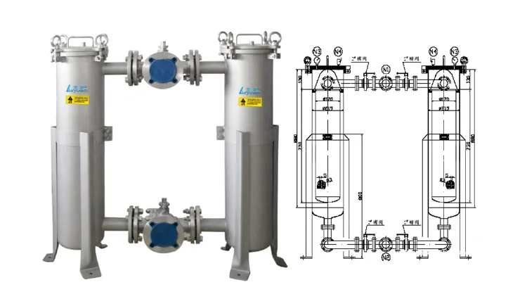 Stainless Steel Deplux Filter Housing