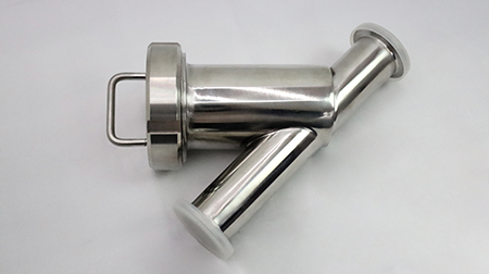 sanitary y type filter housing
