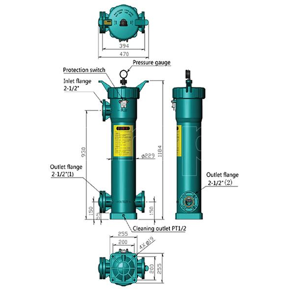 pph bag filter housing 2