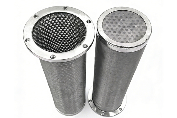 Sintered metal mesh filter basket1